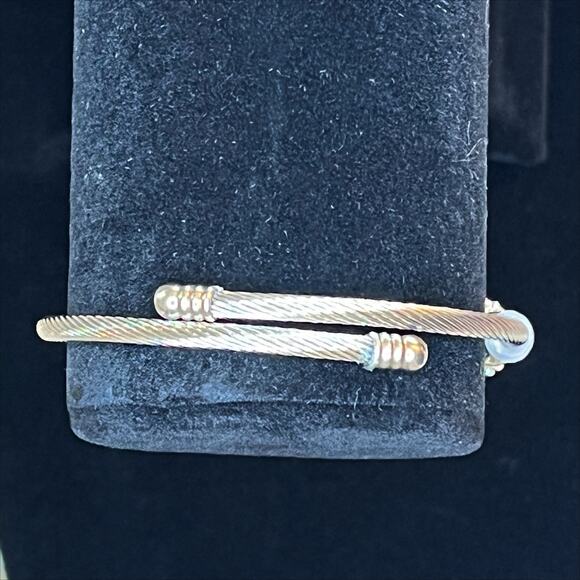 Fashion Jewelry Bangle Dream Catcher Bangle Bracelet in Silver and Blue - Picture 5 of 5